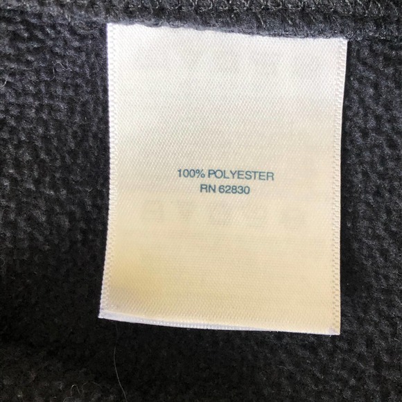 Lands' End Fleece Quarter Zip Black Size M - Picture 5 of 7